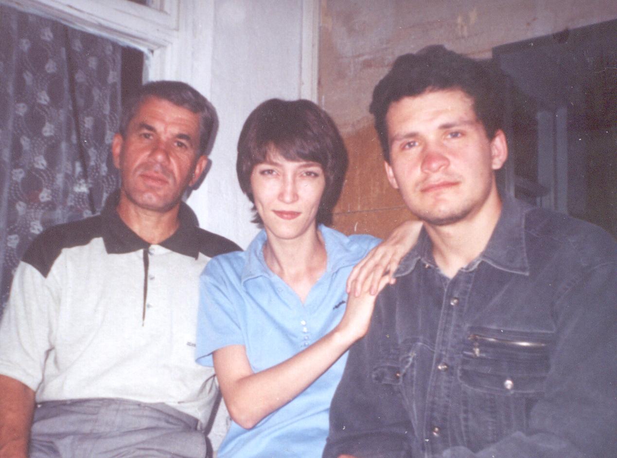 Brother Igor (left) and Olga Bader